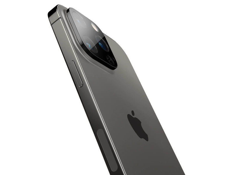 Spigen Glass tR Optik 2 Pack - Black - iPhone 16/15/14 Pro / 16/15/14 Pro Max