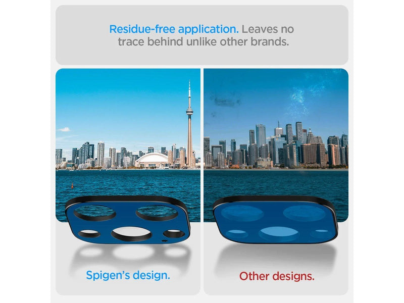 Spigen Glass tR Optik 2 Pack - Black - iPhone 16/15/14 Pro / 16/15/14 Pro Max