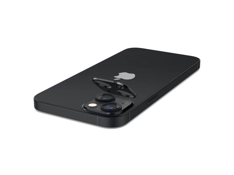Spigen Glass Optik 2 Pack - black - iPhone 14/iPhone 14 Plus