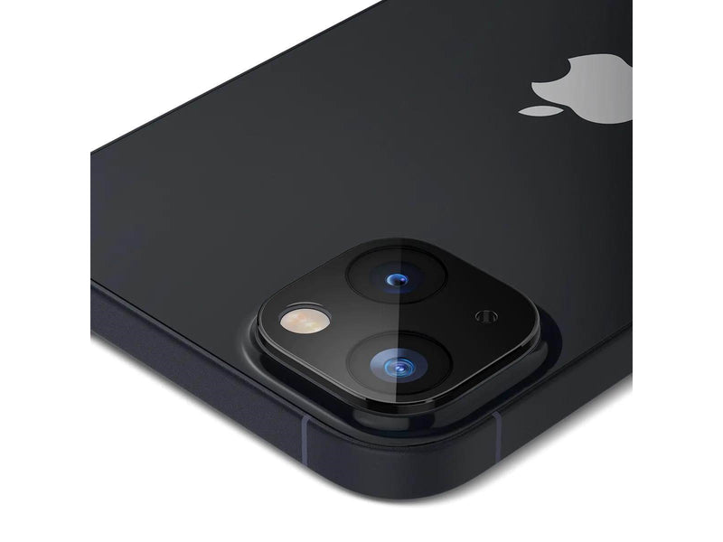 Spigen Glass Optik 2 Pack - black - iPhone 14/iPhone 14 Plus