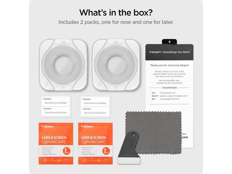 Spigen Glass EZ Fit 2 Pack - Samsung Galaxy Watch5/4 44mm