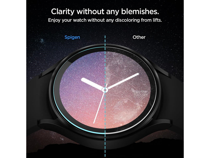 Spigen Glass EZ Fit 2 Pack - Samsung Galaxy Watch5/4 44mm