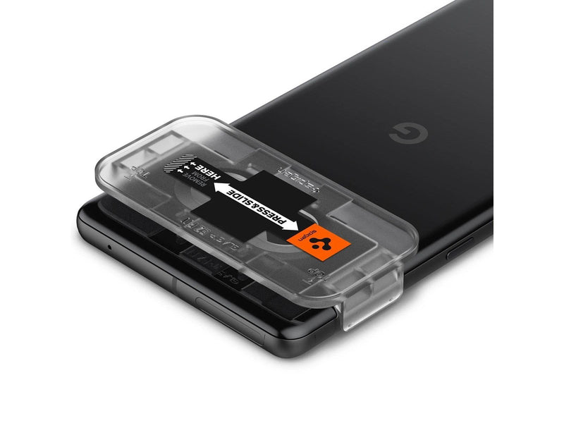 Spigen Glass Optik 2 Pack - black - Google Pixel 7