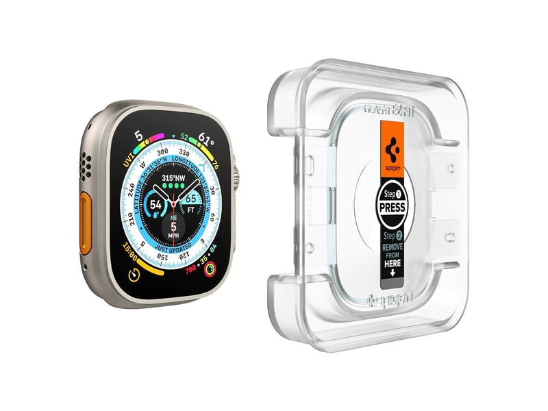 Spigen Glass tR EZ Fit 2 Pack - Apple Watch Ultra 2/Ultra 49mm