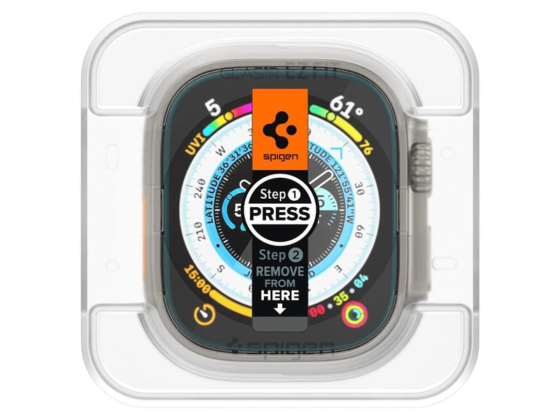 Spigen Glass tR EZ Fit 2 Pack - Apple Watch Ultra 2/Ultra 49mm