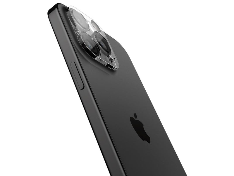Spigen Glass tR Optik 2 Pack - Crystal Clear - iPhone 16/15/14 Pro / 16/15/14 Pro Max