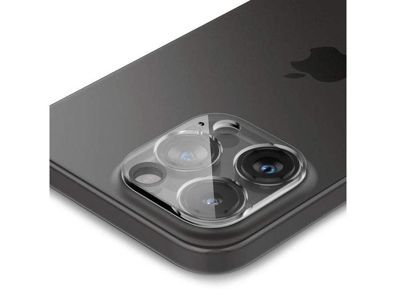 Spigen Glass tR Optik 2 Pack - Crystal Clear - iPhone 16/15/14 Pro / 16/15/14 Pro Max