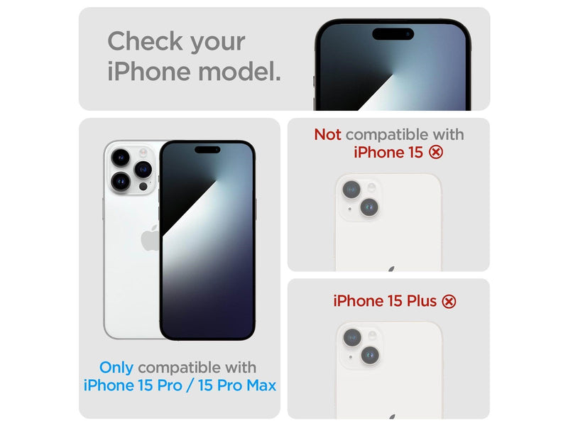 Spigen Glass tR Optik 2 Pack - Crystal Clear - iPhone 16/15/14 Pro / 16/15/14 Pro Max