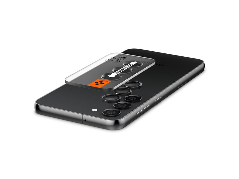 Spigen Glass EZ Fit Optik Pro 2 Pack - black - Samsung Galaxy S23/Galaxy S23+/Galaxy S24