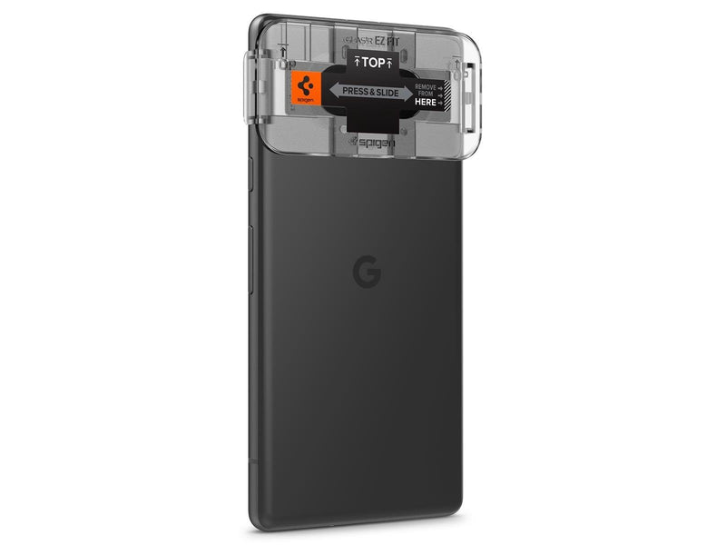 Spigen Glass EZ Fit Optik 2 Pack - black - Google Pixel 7a