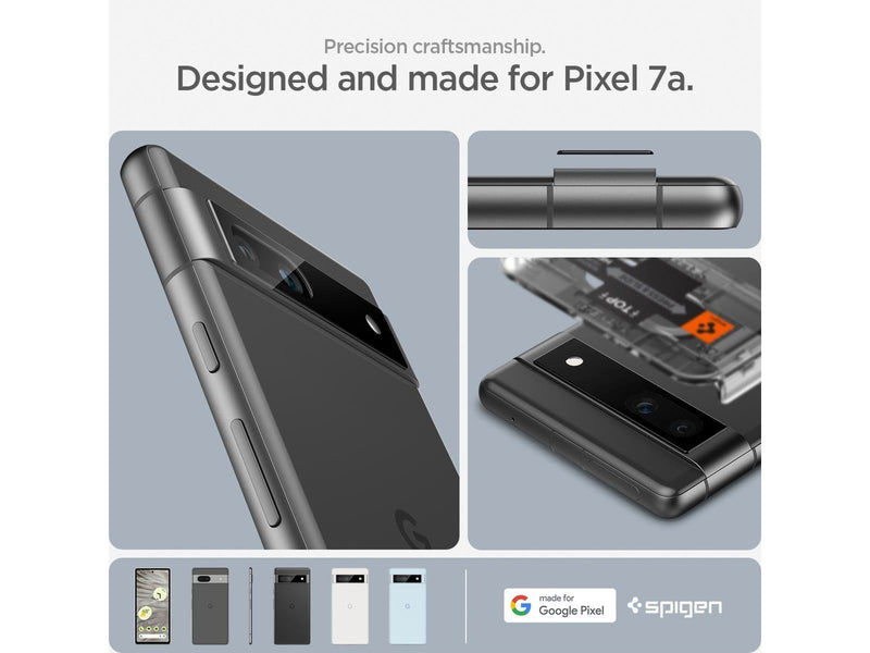 Spigen Glass EZ Fit Optik 2 Pack - black - Google Pixel 7a