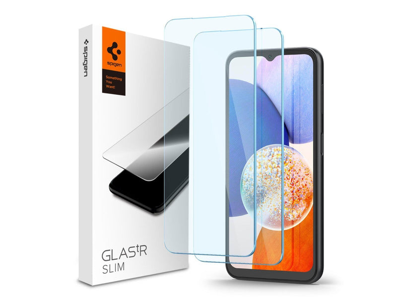 Spigen Glass tR Slim 2 Pack - Samsung Galaxy A14 5G/A14 LTE