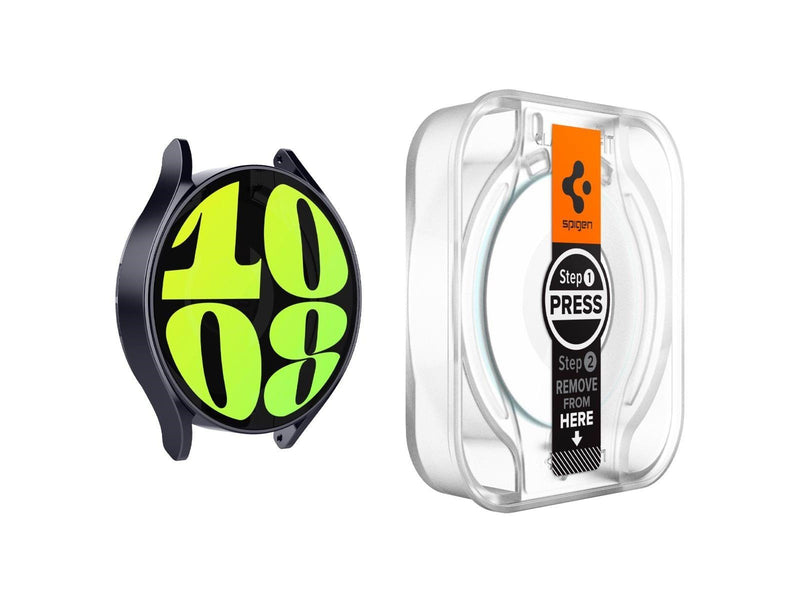Spigen Glass tR EZ Fit 2 Pack - Samsung Galaxy Watch6 44mm