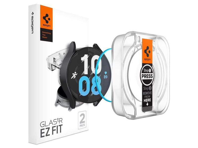 Spigen Glass tR EZ Fit 2 Pack - Samsung Galaxy Watch6 40mm