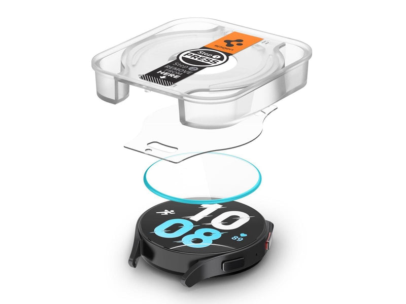 Spigen Glass tR EZ Fit 2 Pack - Samsung Galaxy Watch6 40mm