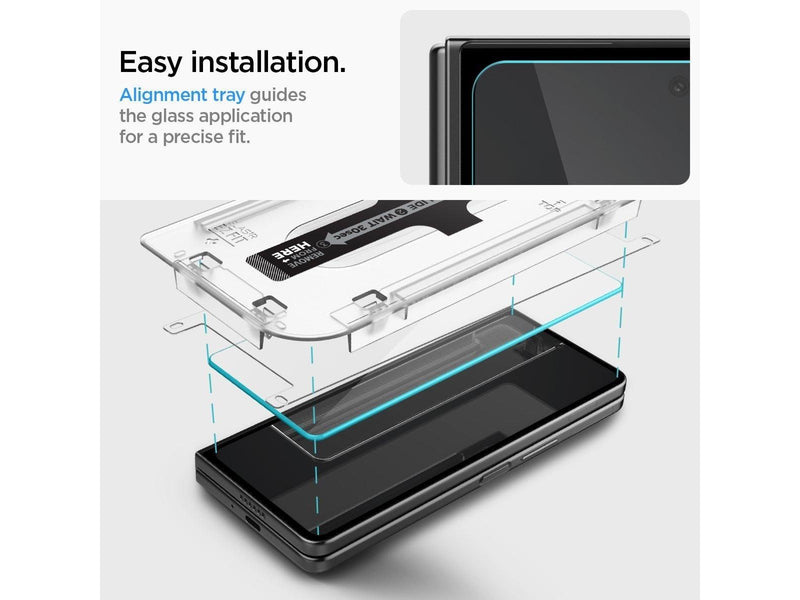 Spigen Glass tR EZ Fit Cover 2 Pack Transparency - Samsung Galaxy Z Fold5