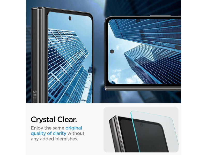 Spigen Glass tR EZ Fit Cover 2 Pack Transparency - Samsung Galaxy Z Fold5