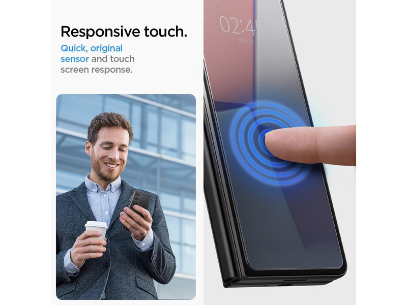 Spigen Glass tR EZ Fit Cover 2 Pack Transparency - Samsung Galaxy Z Fold5