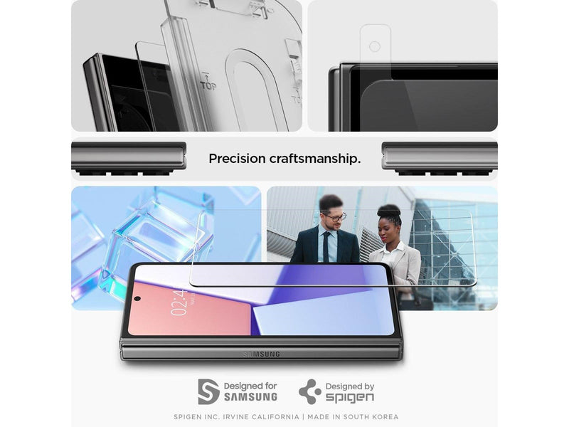 Spigen Glass tR EZ Fit Cover 2 Pack Transparency - Samsung Galaxy Z Fold5