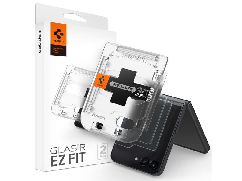 Spigen Glass tR EZ Fit Cover 2 Pack Transparency - Samsung Galaxy Z Flip5