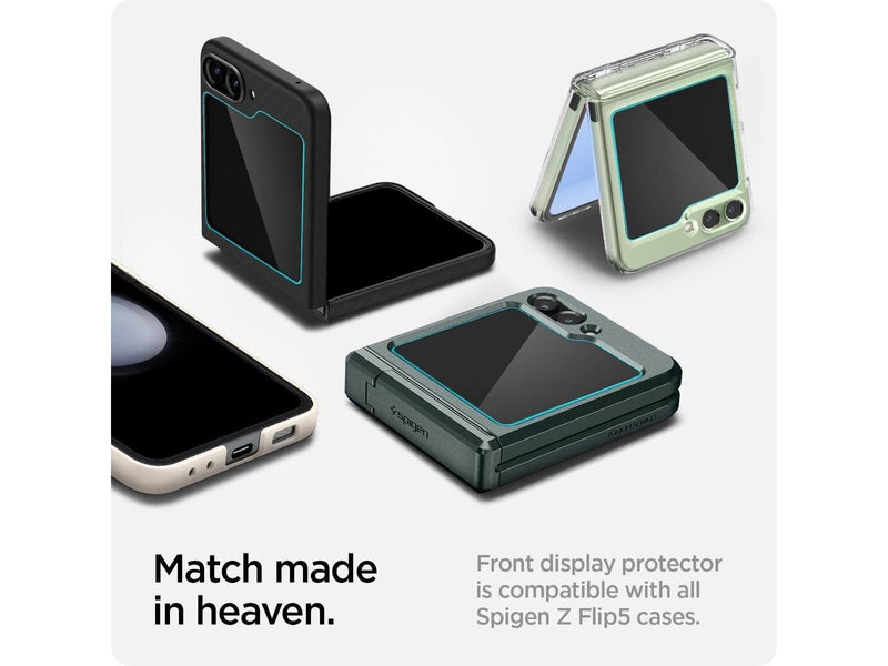 Spigen Glass tR EZ Fit Cover 2 Pack Transparency - Samsung Galaxy Z Flip5