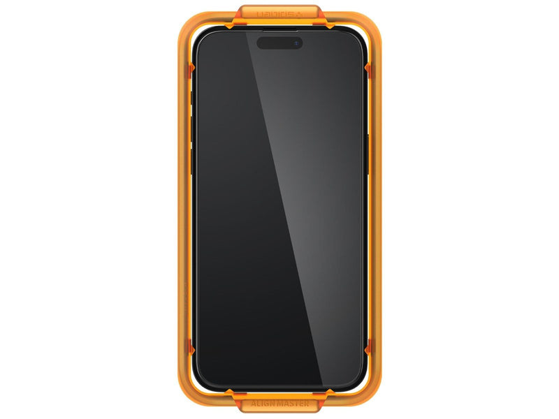 Spigen Glass tR AlignMaster 2 Pack - FC Black - iPhone 15 Plus