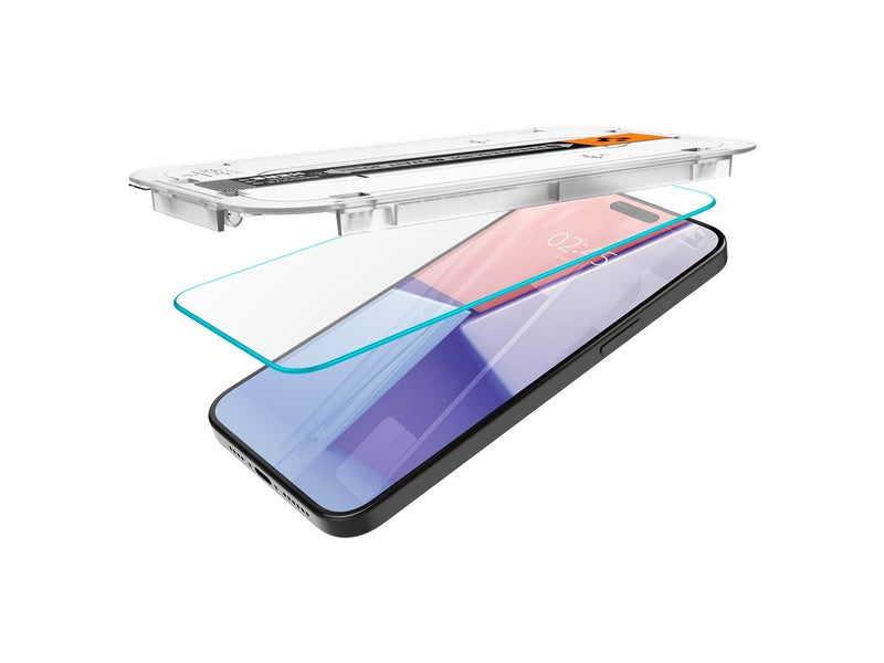 Spigen Glass tR EZ Fit 2 Pack - transparency - iPhone 15 Pro