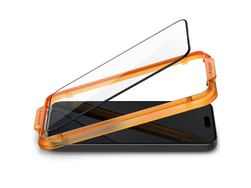Spigen Glass tR AlignMaster 2 Pack - FC Black - iPhone 15 Pro