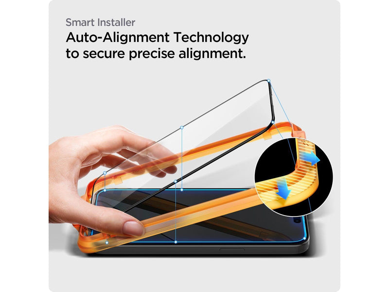 Spigen Glass tR AlignMaster 2 Pack - FC Black - iPhone 15 Pro