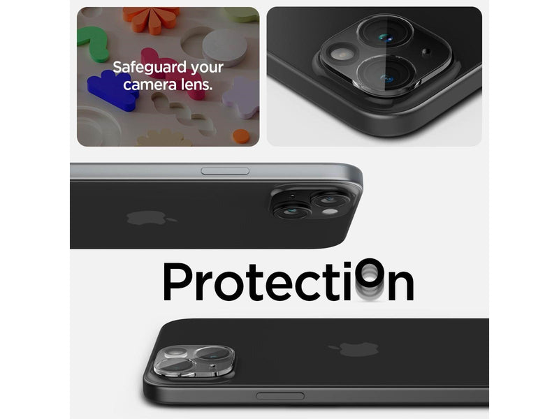 Spigen Glass tR Optik 2 Pack - crystal clear - iPhone 15/15 Plus/14/14 Plus