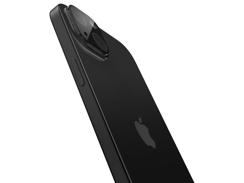 Spigen Glass tR Optik 2 Pack - black - iPhone 15/15 Plus/14/14 Plus