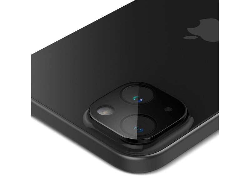 Spigen Glass tR Optik 2 Pack - black - iPhone 15/15 Plus/14/14 Plus