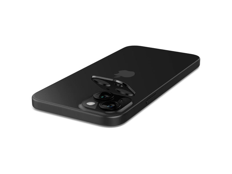 Spigen Glass tR Optik 2 Pack - black - iPhone 15/15 Plus/14/14 Plus