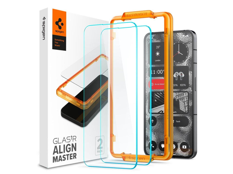 Spigen Glass tR AlignMaster 2 Pack - Nothing Phone (2)