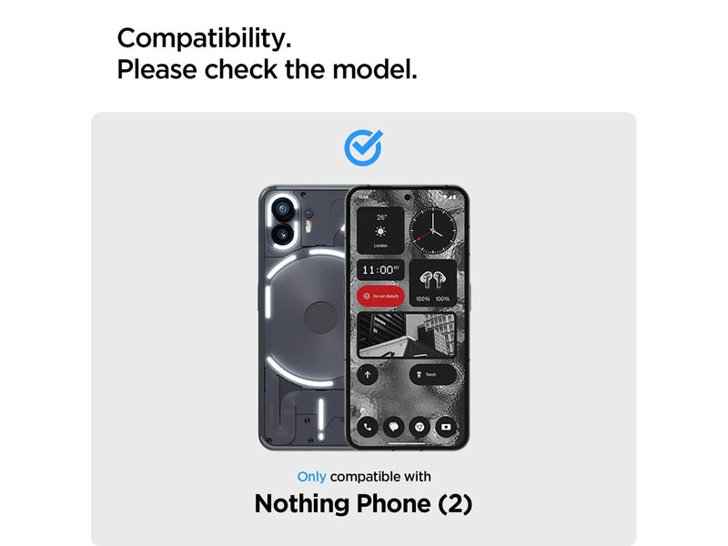 Spigen Glass tR AlignMaster 2 Pack - Nothing Phone (2)