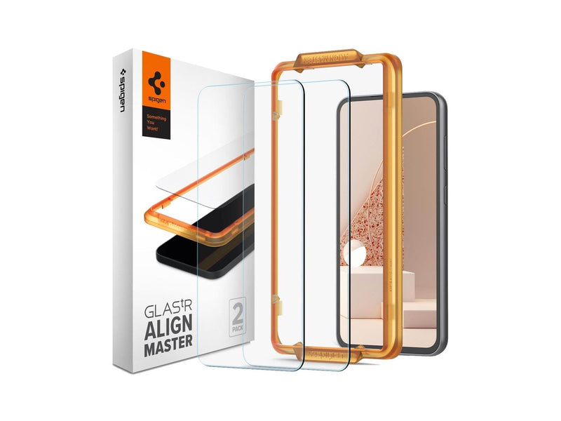 Spigen Glass tR AlignMaster 2 Pack - Samsung Galaxy S23 FE