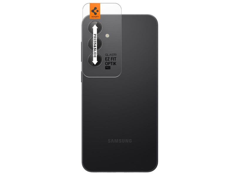 Spigen Glass tR EZ Fit Optik Pro Black 2 Pack - Samsung Galaxy S23 FE