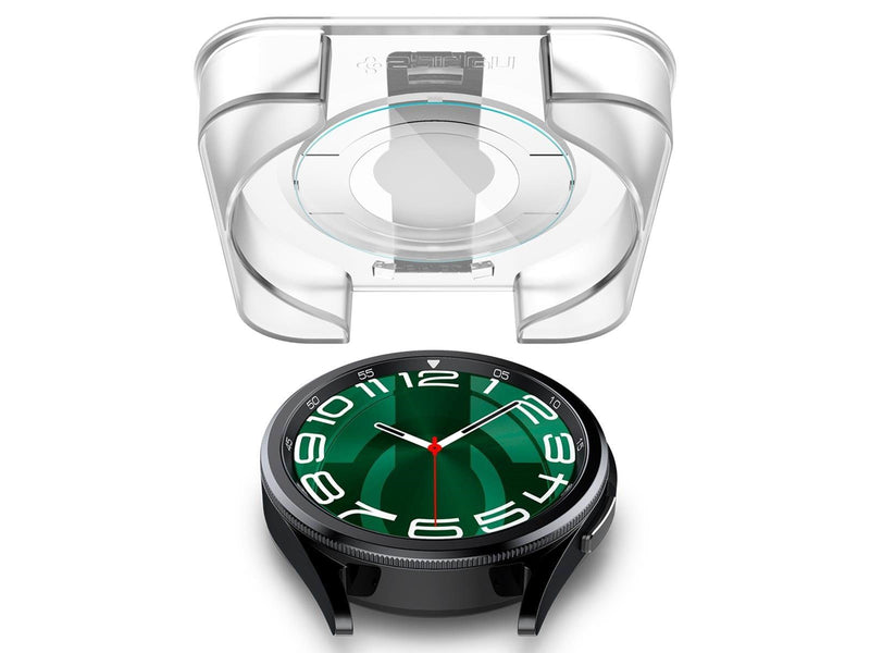 Spigen Glass tR EZ Fit 2 Pack - Samsung Galaxy Watch6 Classic 47mm