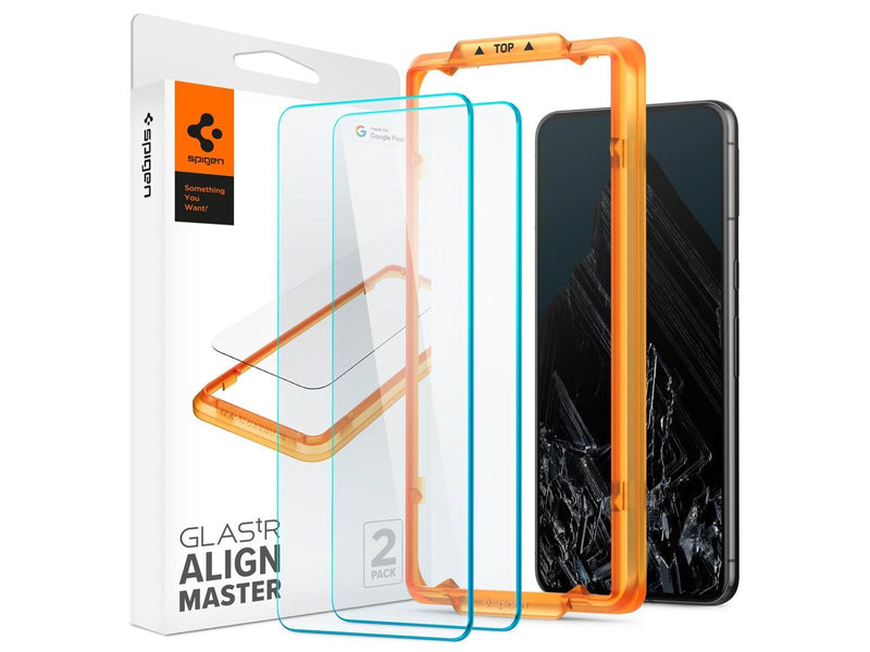 Spigen Glass tR AlignMaster 2 Pack - Google Pixel 8 Pro