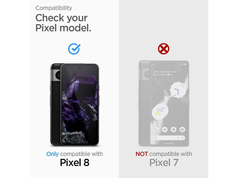 Spigen Glass tR AlignMaster 2 Pack - Google Pixel 8