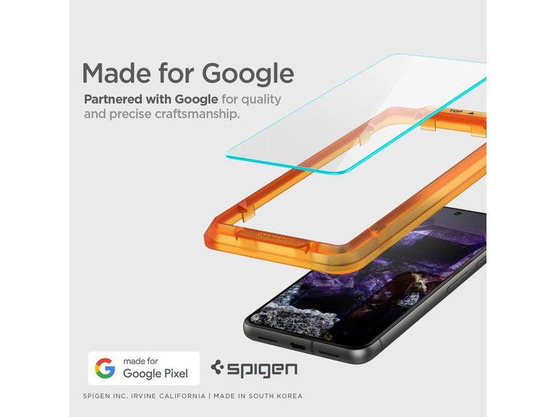 Spigen Glass tR AlignMaster 2 Pack - Google Pixel 8