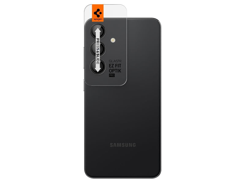 Spigen Glass tR EZ Fit Optik Pro 2 Pack - black - Samsung Galaxy S24+