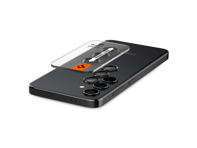 Spigen Glass tR EZ Fit Optik Pro 2 Pack - black - Samsung Galaxy S24+