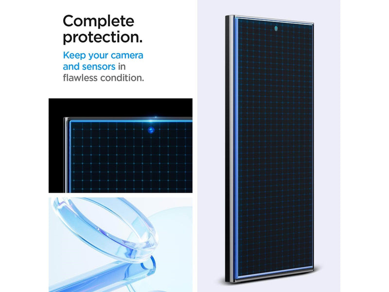 Spigen Glass tR EZ Fit HD Transparency 2 Pack - Samsung Galaxy S24 Ultra