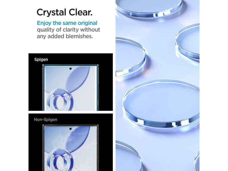 Spigen Glass tR EZ Fit HD Transparency 2 Pack - Samsung Galaxy S24 Ultra