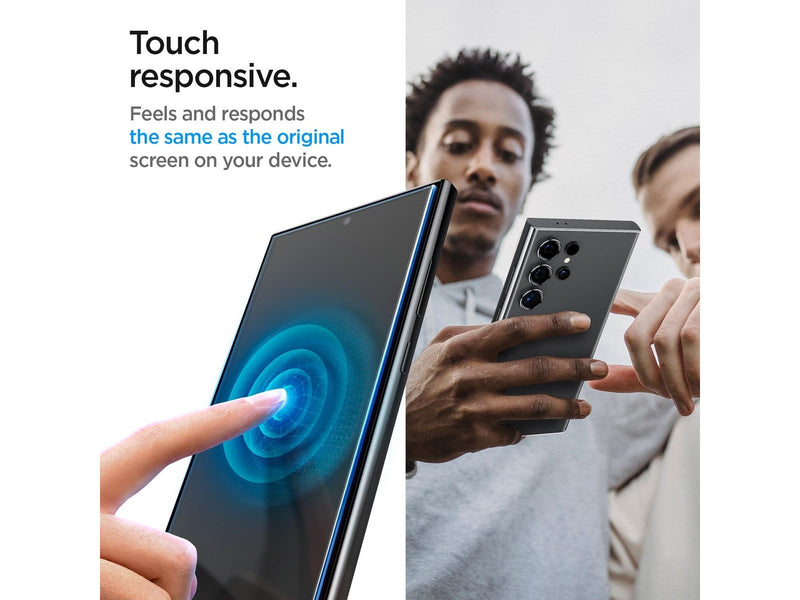 Spigen Glass tR EZ Fit HD Transparency 2 Pack - Samsung Galaxy S24 Ultra