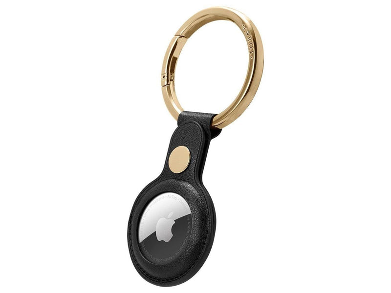 Spigen Cyrill Basic Leather - black - AirTag