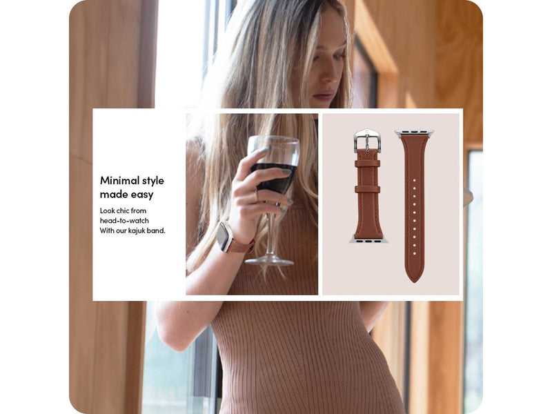 Spigen Kajuk Watch Band - chestnut - Apple Watch 41mm/40mm/38mm