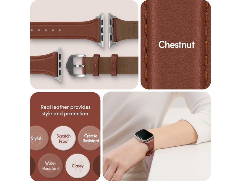 Spigen Kajuk Watch Band - chestnut - Apple Watch 41mm/40mm/38mm