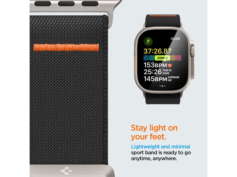 Spigen Lite Fit Ultra - black - Apple Watch 49mm/45mm/44mm/42mm
